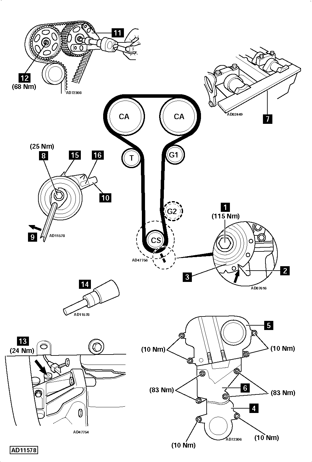 2003 ford 2025 focus timing belt