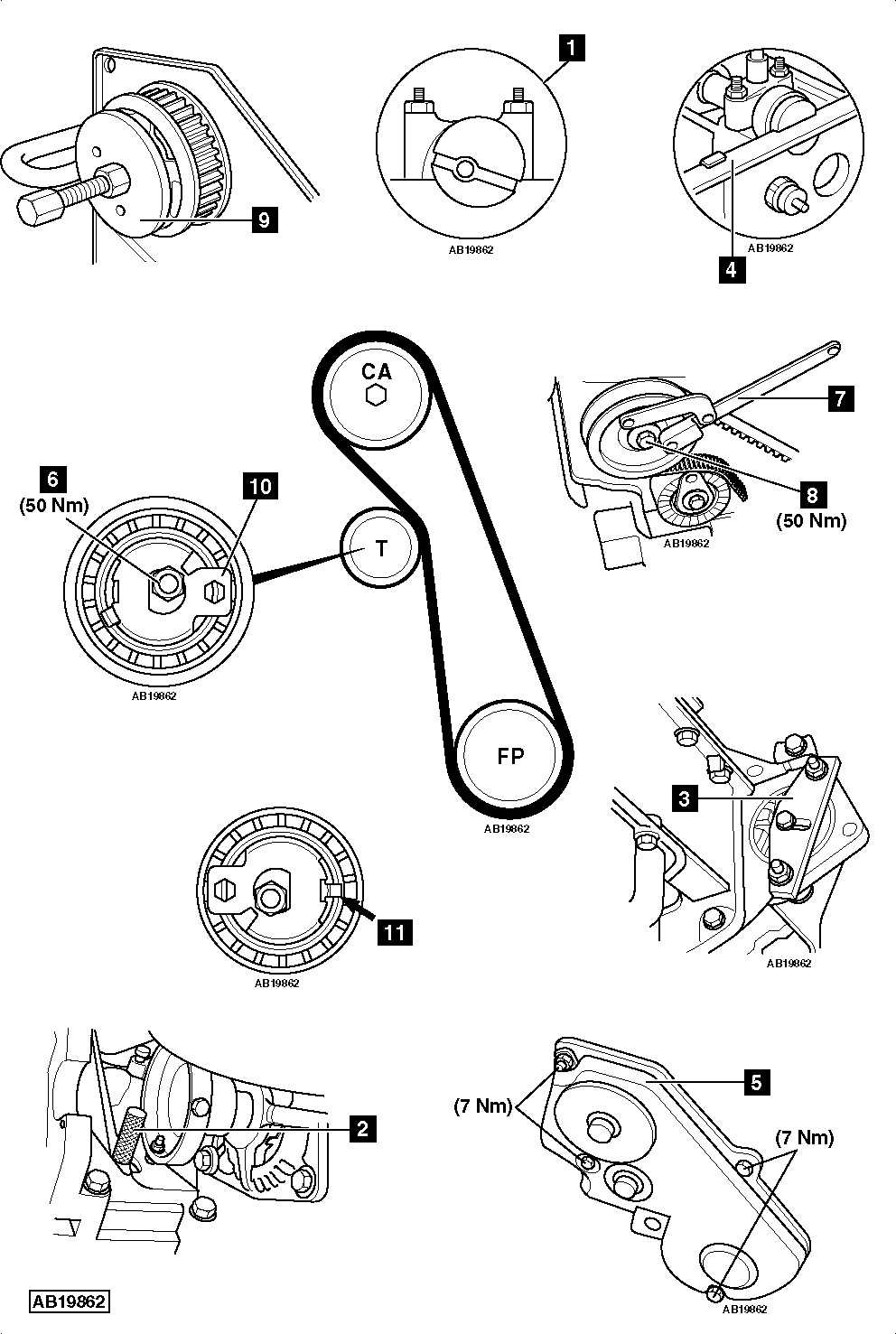 ford focus 1.8 timing belt change