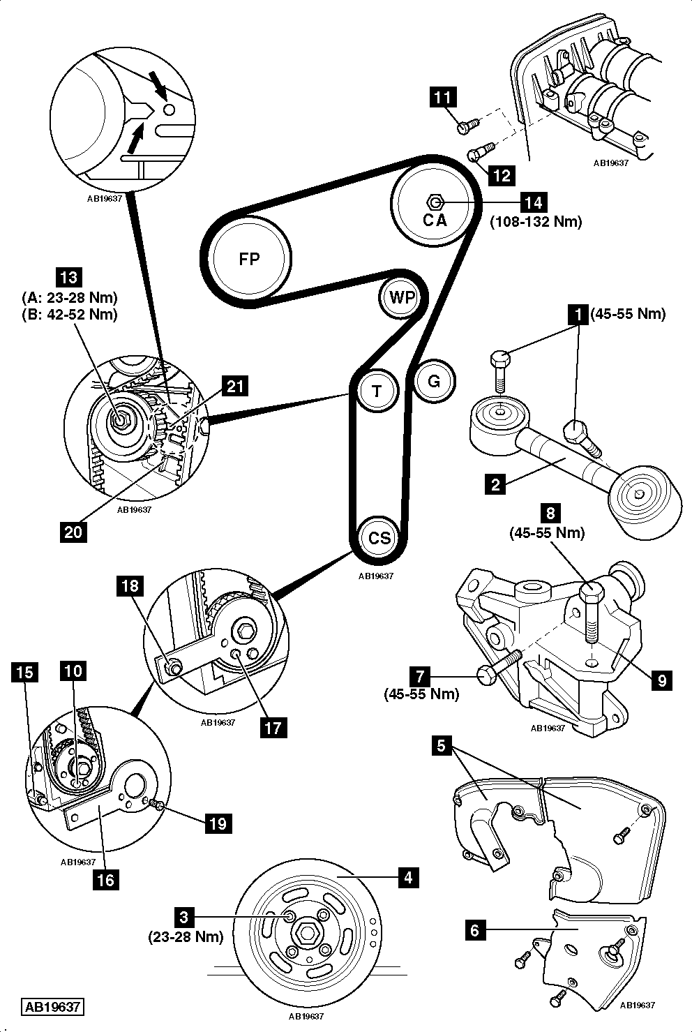 alfa romeo gt cambelt change