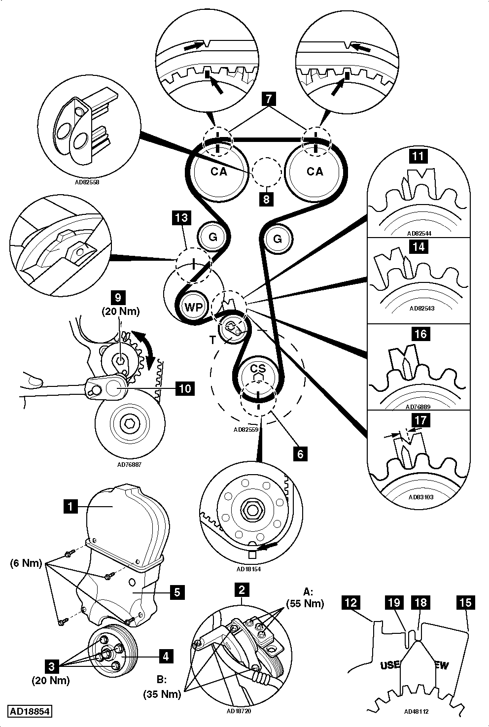 2004 toyota corolla belt routing