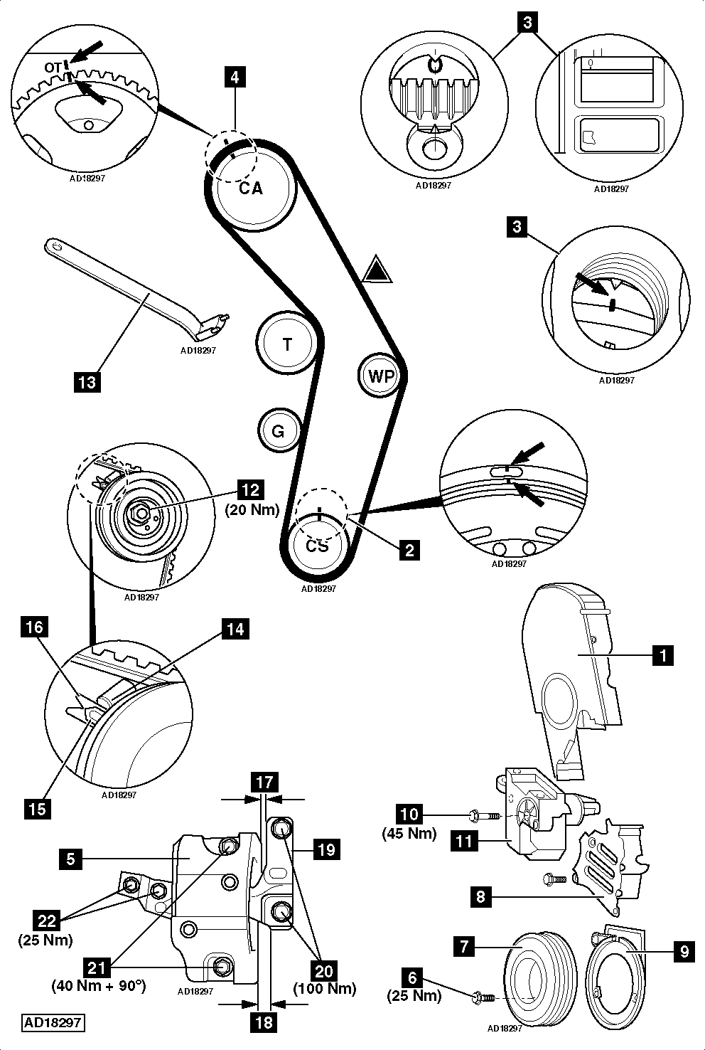 golf mk4 cambelt change