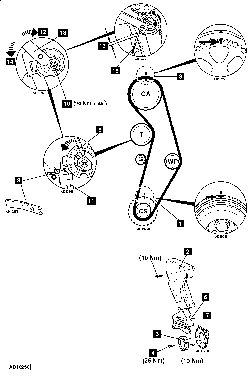 3.6 gm timing chain