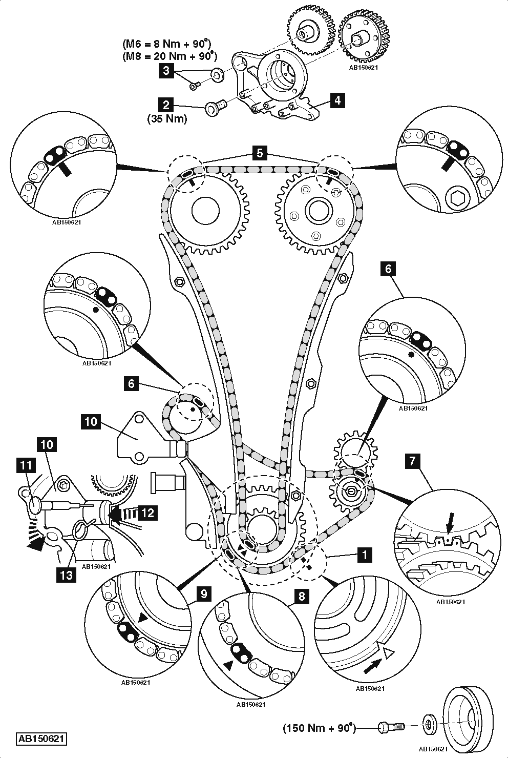 How do you replace a timing chain?