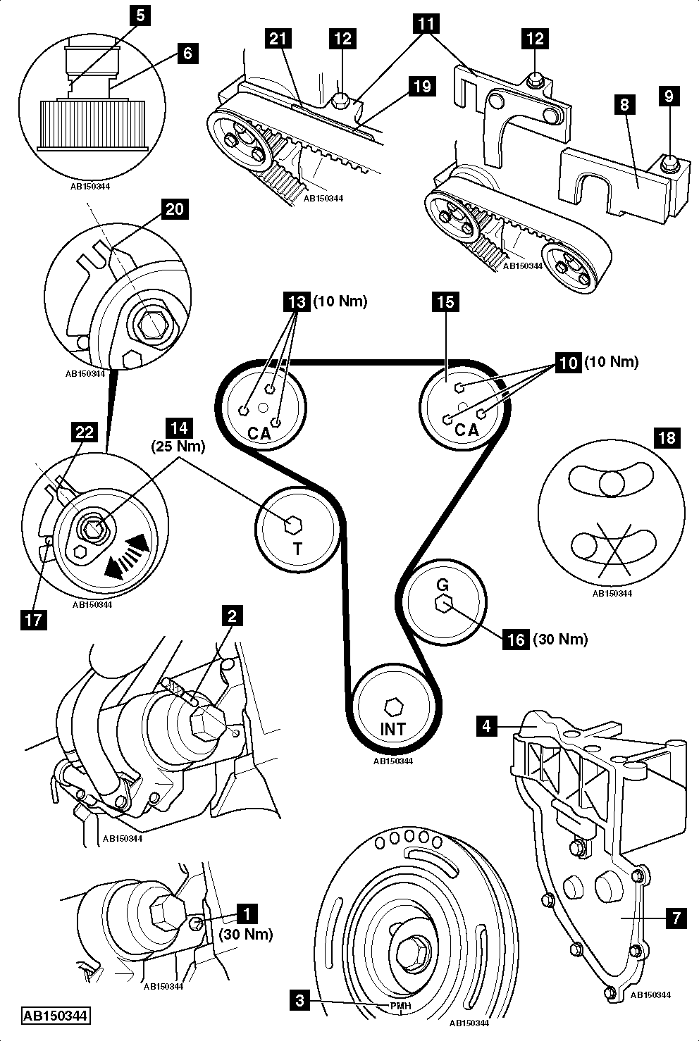 vauxhall vivaro cambelt change