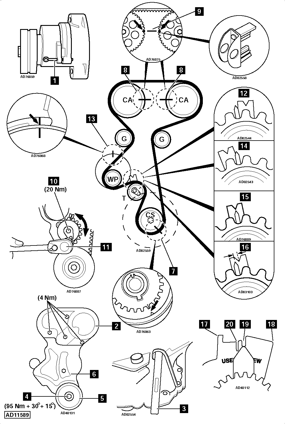 Vauxhall astra 1.6 outlet cambelt change