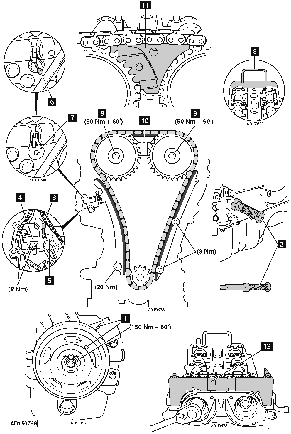 maXpeedingrods Turbo Engine Timing Camshaft Chain Lock Tool for Vauxhall ASTRA J CORSA D 1.0 1.2 CRC 
