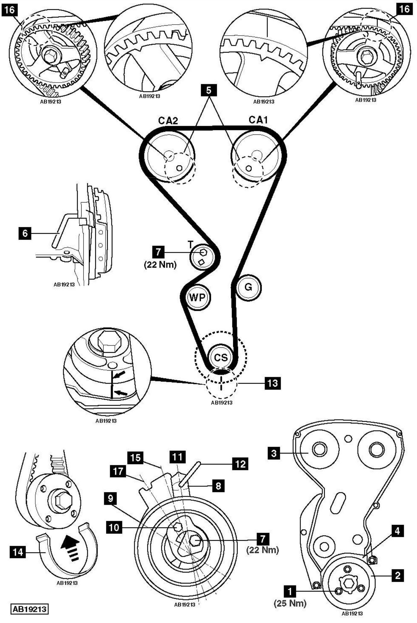 Peugeot 206 timing belt change hotsell