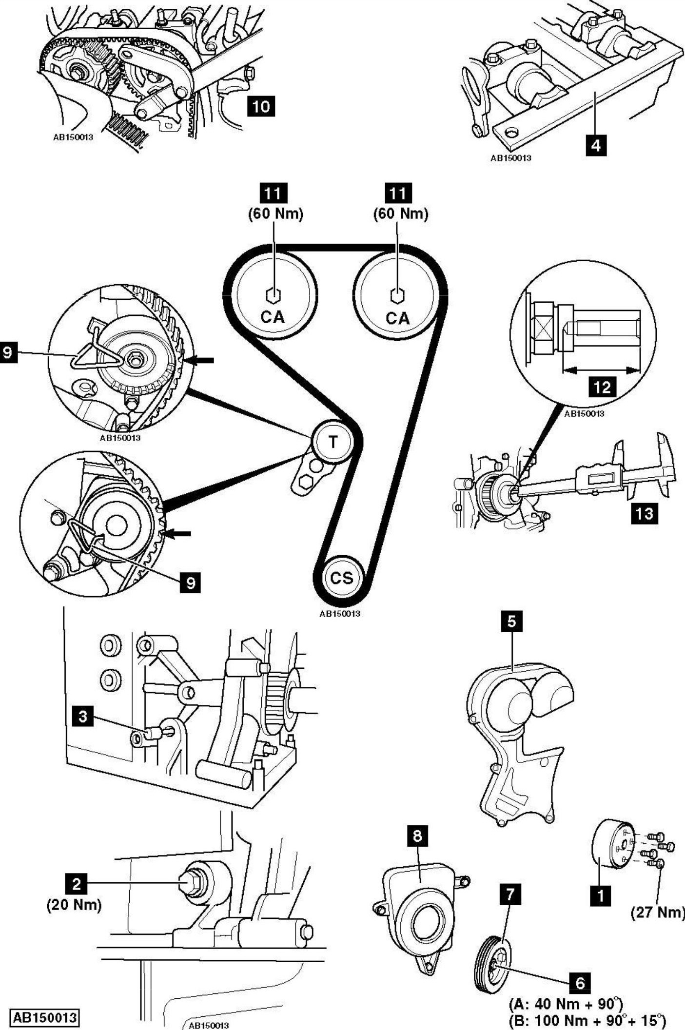 ford c max 1.6 diesel cambelt change