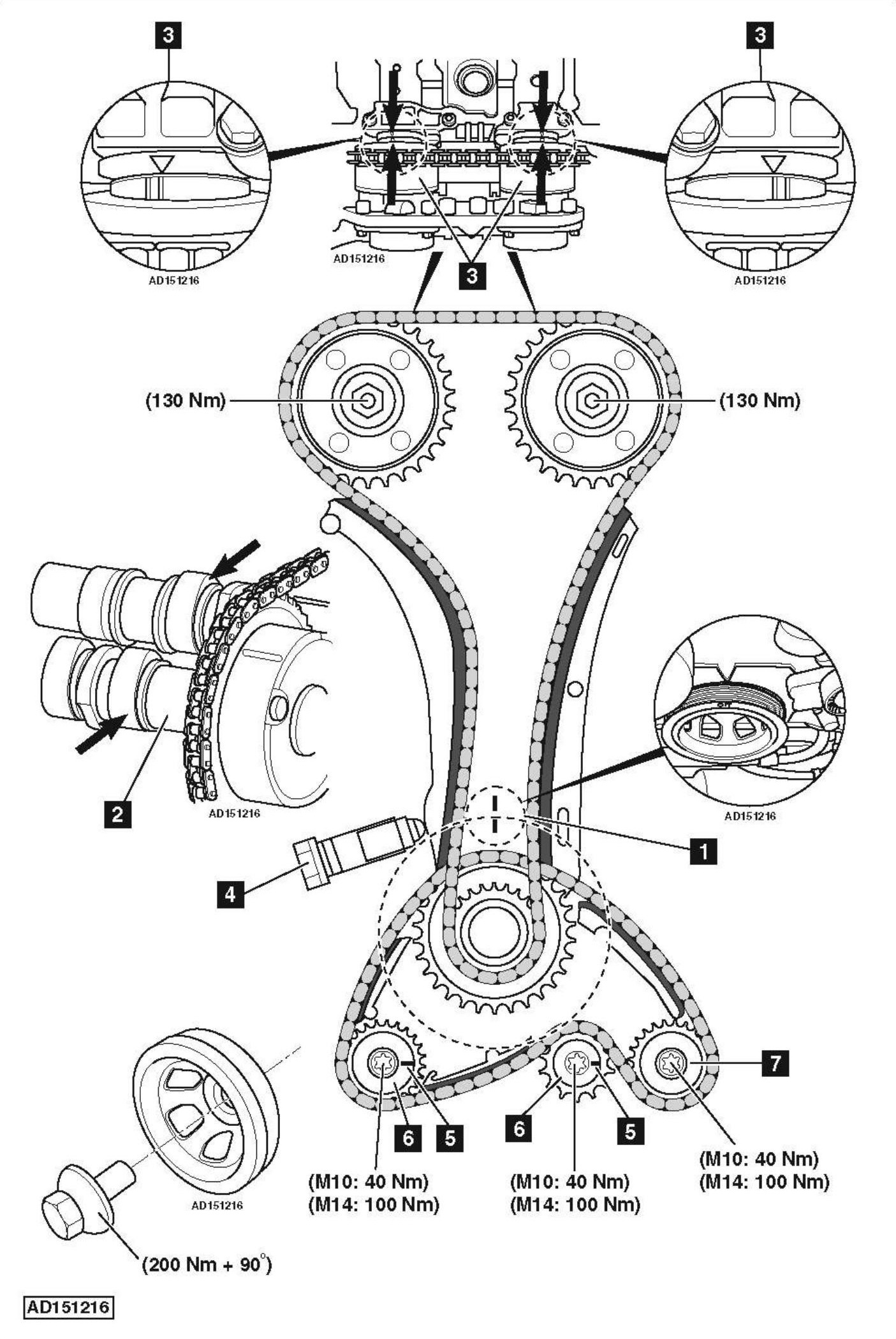 Mercedes E 1.8 E200 E250 W211 W212 C207 Engine Camshaft Timing Lock Chain Tool 